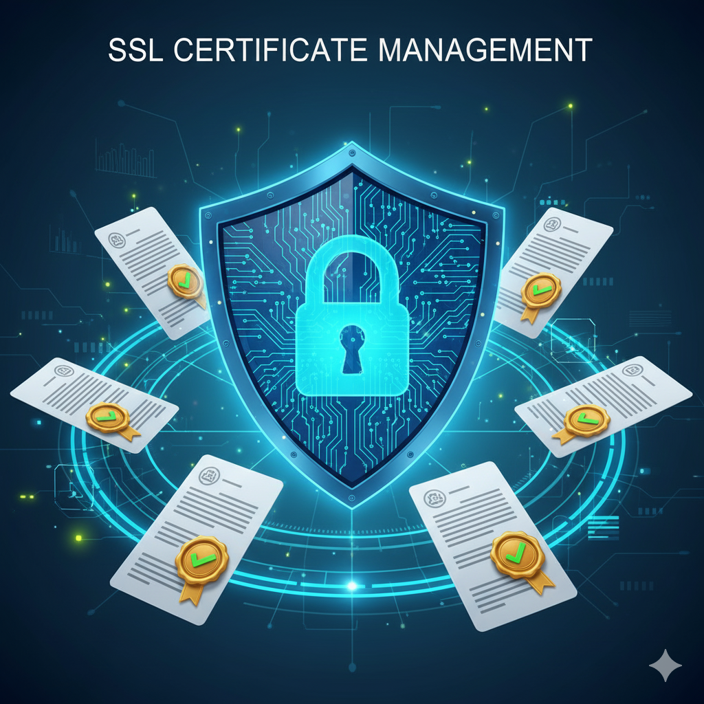 Equipo gestionando certificados SSL